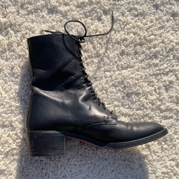 Charles David vintage granny boot size 8 - Picture 3 of 16